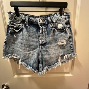 Denim shorts